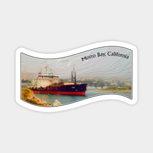 Foggy Morro Bay California Magnet