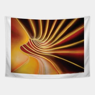 orange flow Tapestry