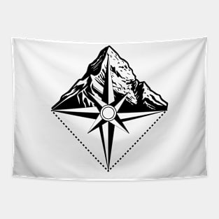 Mountain Compass Tapestry