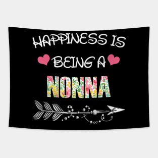 Happiness is being Nonna floral gift Tapestry