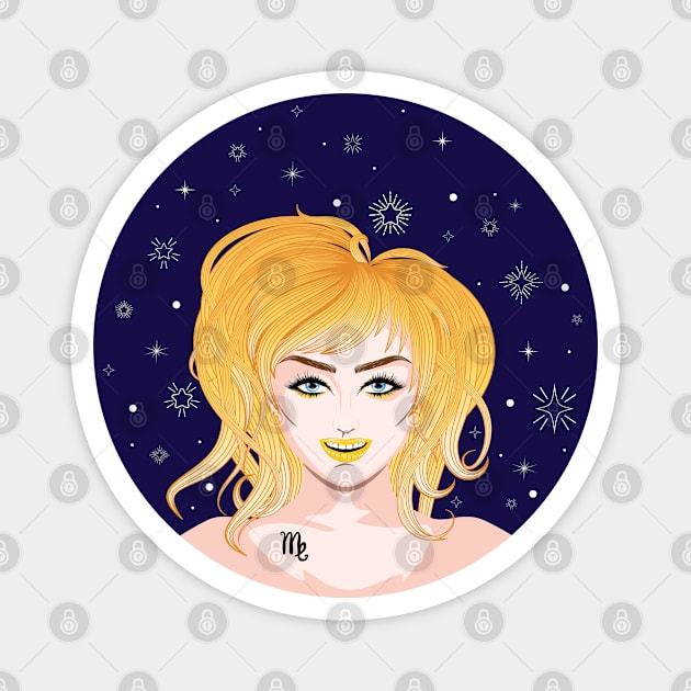 Virgo girl Magnet by AnnArtshock