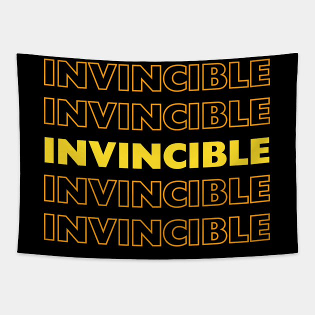 Invincible Spirit: The Unyielding Gradient Tapestry by Teeeshirt