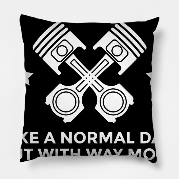 Diesel Dad Pillow by c1337s