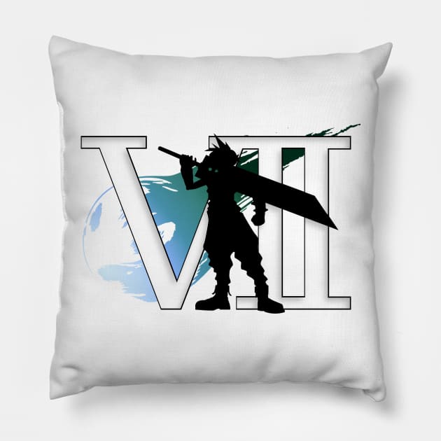 Final Fantasy Cloud Returns Pillow by Dori