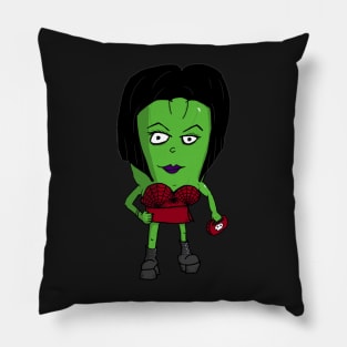 Pepirella from The Nightshades Goth Vegetable Family Pillow