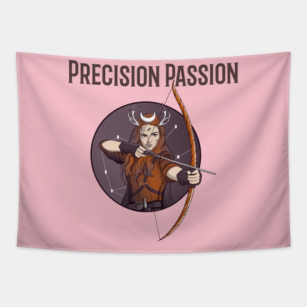 Precision Passion Archery Tapestry by VOIX Designs