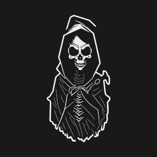 minimalist Grim reaper t-shirt design T-Shirt