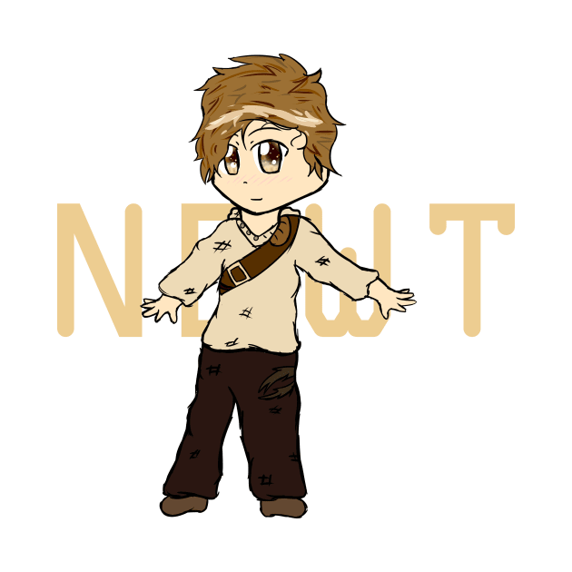 Chibi Newt - The Maze Runner by oh_shoot_arts