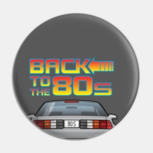 back to the 80's Pin