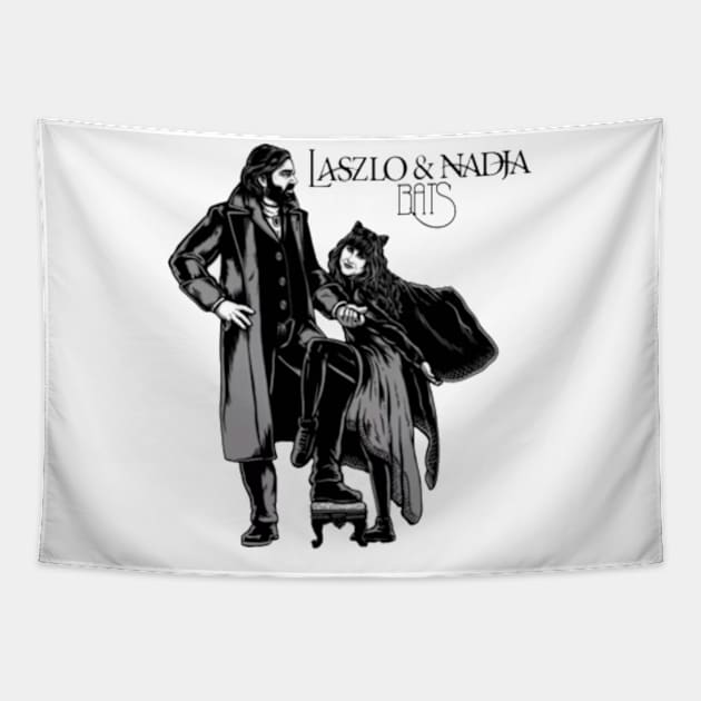 LASZLO AND NADJA BATS Tapestry by CALON PRESIDEN RI