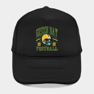 Vintage Green Bay Football Helmet Established Years - BlazeCanvas #153 Hat