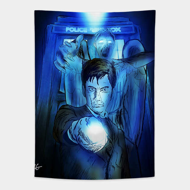 Doctor who Tapestry by RG Illustration