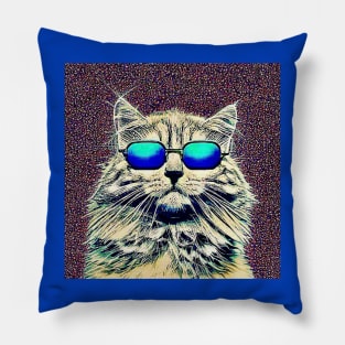 Gotta Wear Shades Cat Pillow