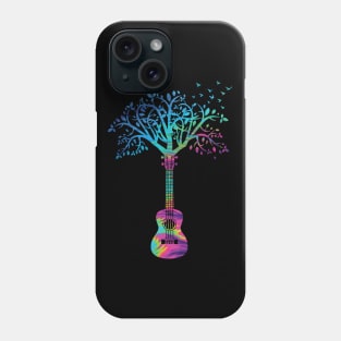 Ukulele Tree Colorful Texture Phone Case