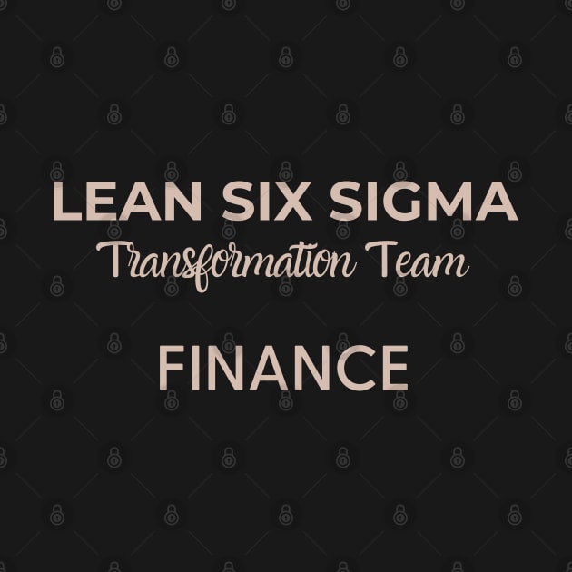 Lean Transformation Team FINANCE by Viz4Business