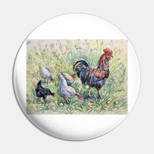 Rooster. Pin