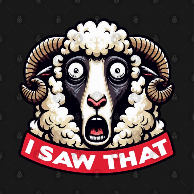 I Saw That meme Sheep by Plushism