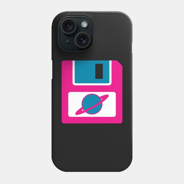 Floppy Disk - Hot Pink Phone Case by UndrDesertMoons