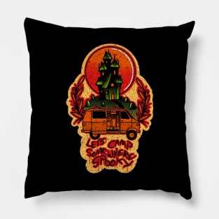 Spooky vanlife Pillow