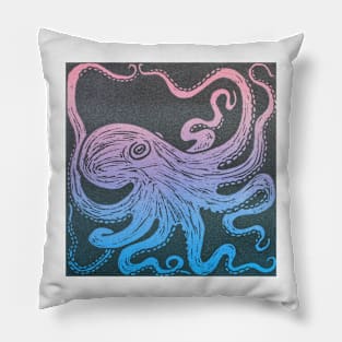 Rainbow Octopus Pillow