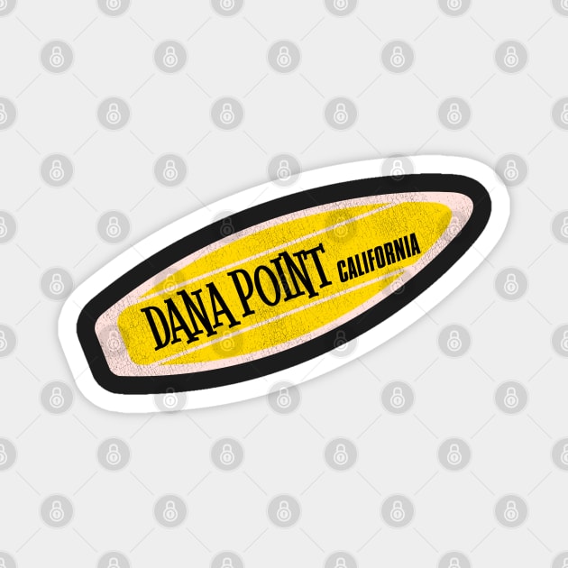 Dana Point, California Surfboard Magnet by darklordpug