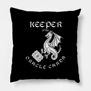 Keeper of the Oracle Cards Pillow