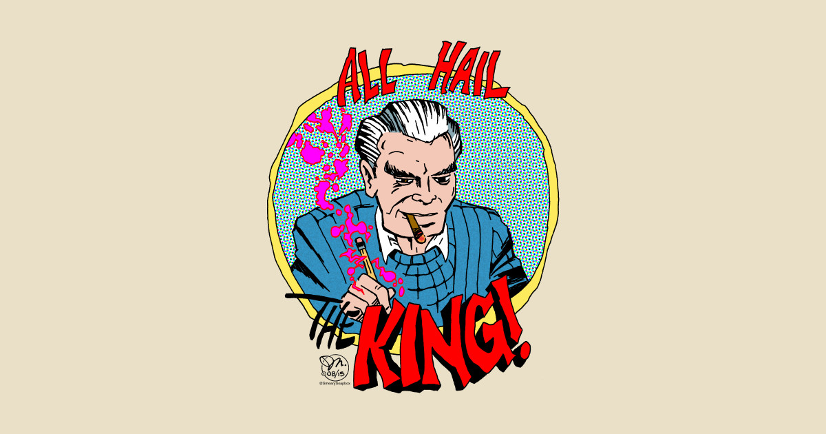 All hail the King! - Comic Art - T-Shirt | TeePublic
