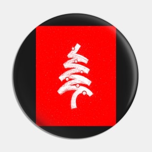 Christmas tree Red Pin