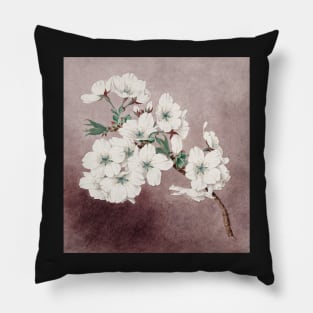 A branch of cherry blossoms flowers - Nature Inspired Pillow