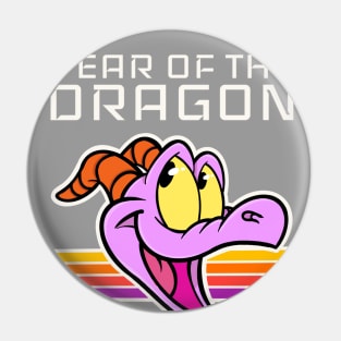 Year of the dragon Happy little purple dragon of imagination Pin