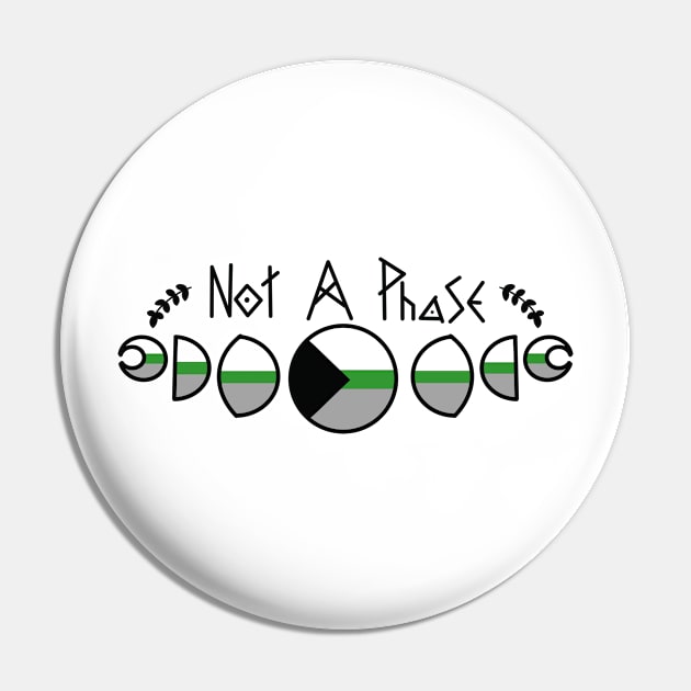 Not A Phase - Demiromantic pride edition - Pin by Beelixir Illustration