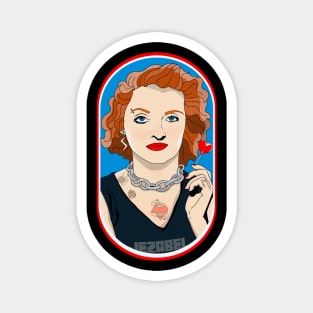 Bette Davis Tattooed Magnet