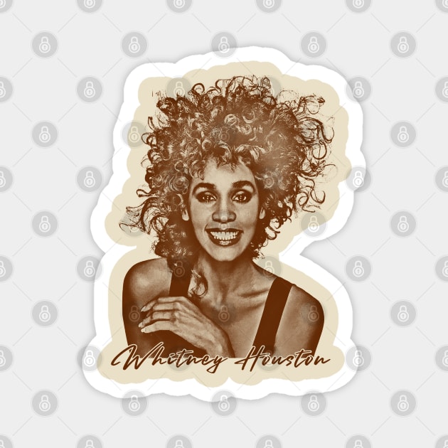 Whitney Houston Magnet by NMAX HERU