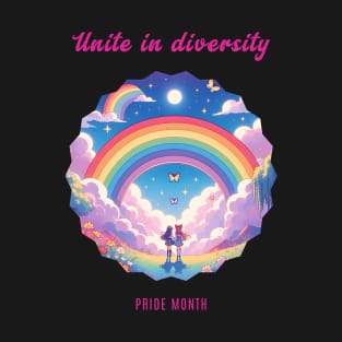 Unite in diversity - Pride Month T-Shirt