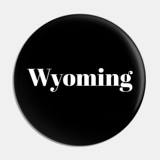 Wyoming Pin