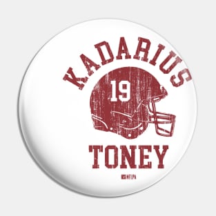 Kadarius Toney Kansas City Helmet Font Pin