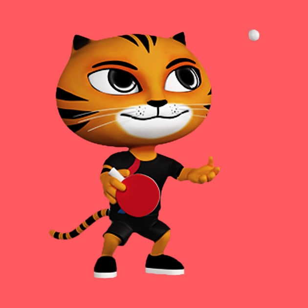 The Ping Pong Tiger by dithakely