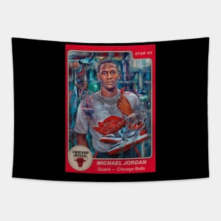 BASKETBALLART - JORDAN CARD Tapestry