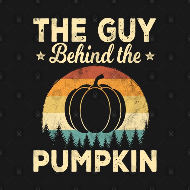 Retro Vintage The Guy Behind The Pumpkin Baby Shower Gift by HCMGift