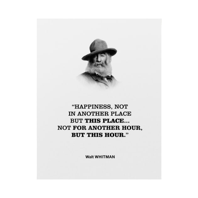 Walt Whitman Positive thinking Quote by klsnewsom