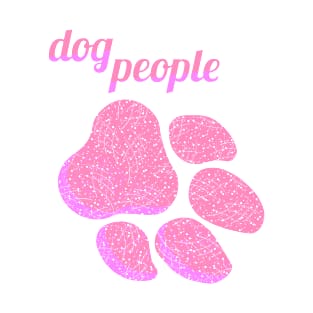 dog people - pink T-Shirt