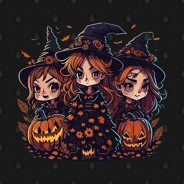 Halloween witches by Roshan