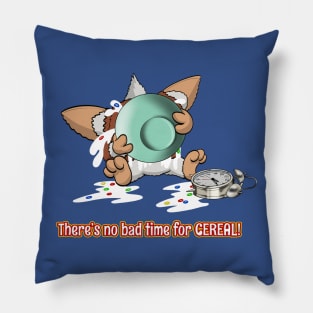 There's no bad time for cereal Pillow