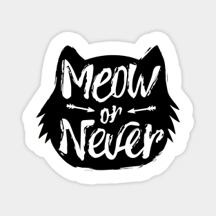 Meow or Never Magnet