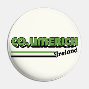 County Limerick / Irish Retro County Pride Design Pin