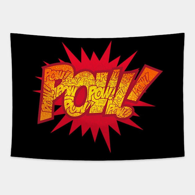 POW! Tapestry by Joebarondesign