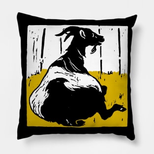 Victorian Goat Pillow