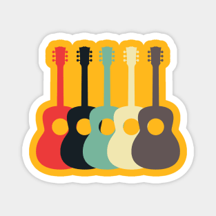 cool guitar classic retro funny Magnet