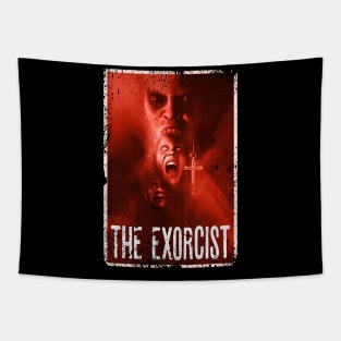 Father Merrin's Battle The Exorcists Fanatic Design Tapestry