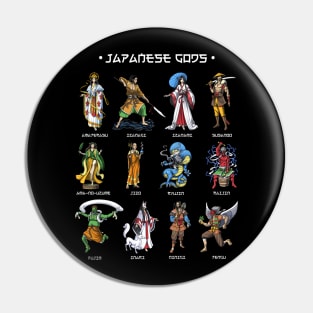 Japanese Mythology Gods Pin